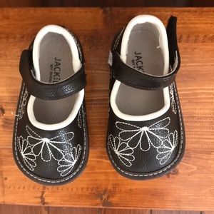 Jack and Lily chocolate brown shoes 18 to 24 month